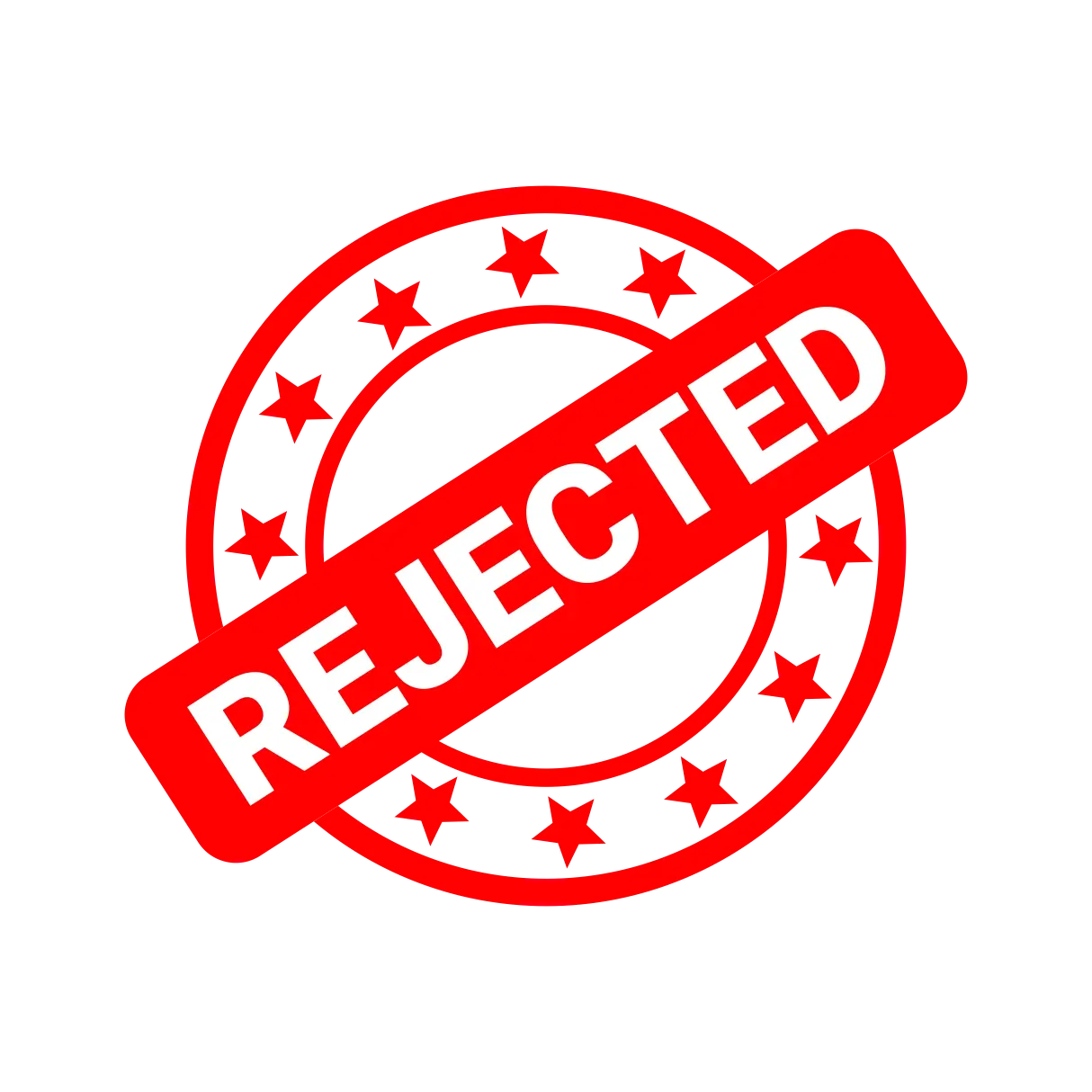 High Quality rejected Blank Meme Template
