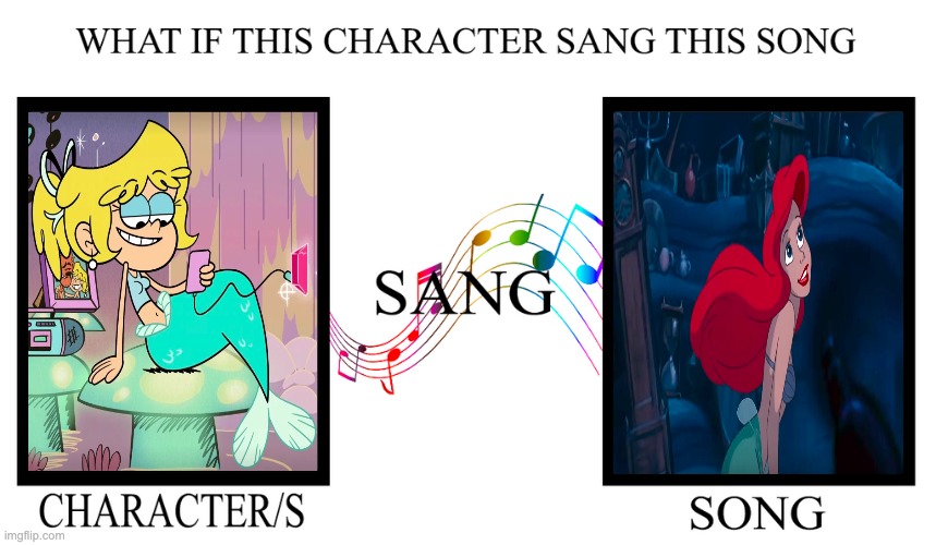 what if this character sang this song Blank Meme Template