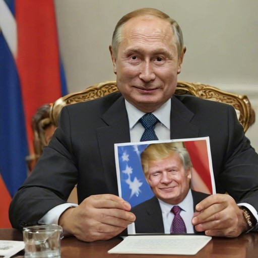 There are two Russian governments, Putin's and Trump's Blank Meme Template