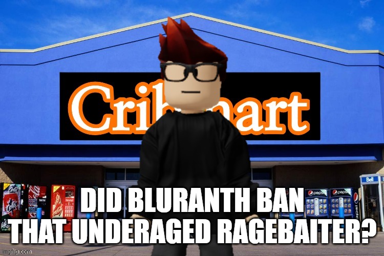 MC won? | DID BLURANTH BAN THAT UNDERAGED RAGEBAITER? | image tagged in mc,sorina satyio,bluranth,memes,mc won,cribmart | made w/ Imgflip meme maker