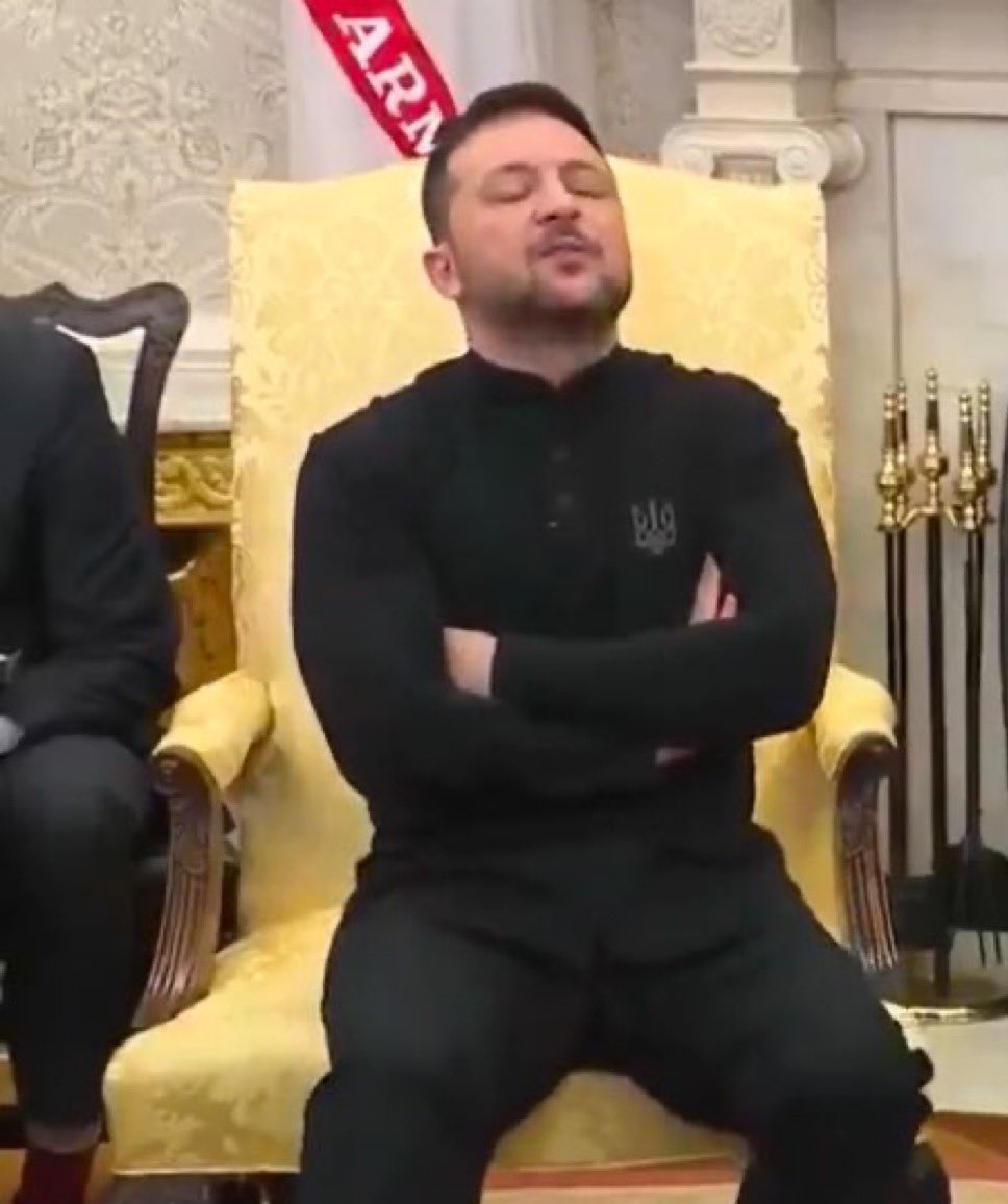Zelensky Chair Blank Meme Template