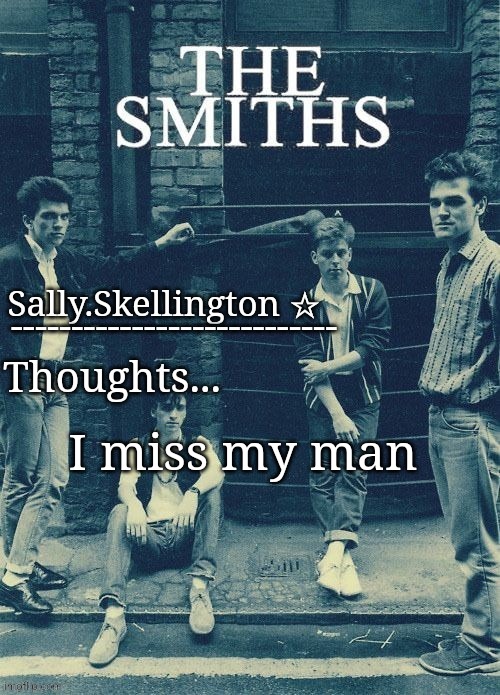 Sally's temp | I miss my man | image tagged in sally's temp | made w/ Imgflip meme maker