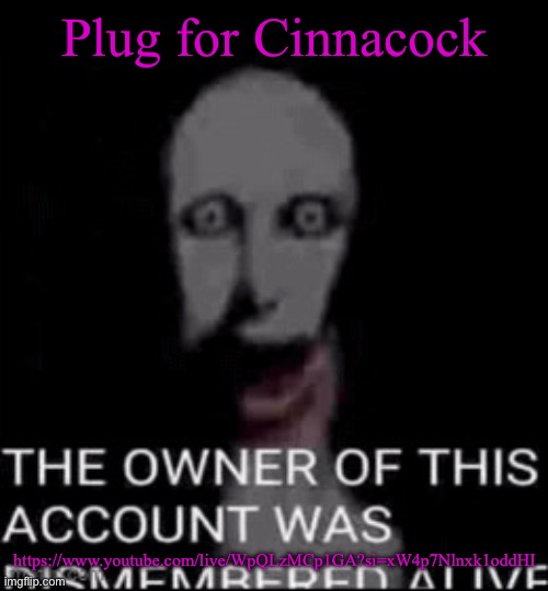 Hecate fucking dies | Plug for Cinnacock; https://www.youtube.com/live/WpQLzMCp1GA?si=xW4p7Nlnxk1oddHI | image tagged in hecate fucking dies | made w/ Imgflip meme maker