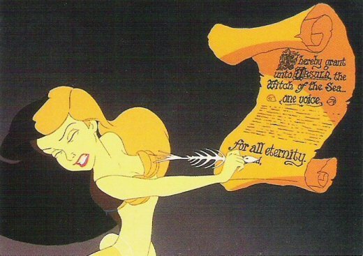 Ariel Signing Contract Blank Meme Template