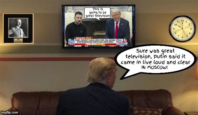 Great television number one in Russia | image tagged in great television number one in russia,moscow mule,putin's puppet show,jd is number 2,karma is coming comrade,maga diversion | made w/ Imgflip meme maker