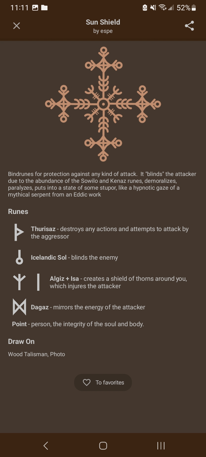 Rune | 11:11 Sun Sheild Blank Meme Template