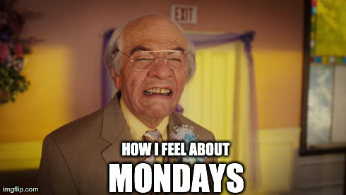 HOW I FEEL ABOUT  MONDAYS | image tagged in monday | made w/ Imgflip meme maker