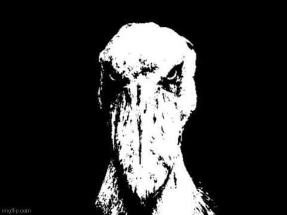 Black and white shoebill | image tagged in black and white shoebill | made w/ Imgflip meme maker