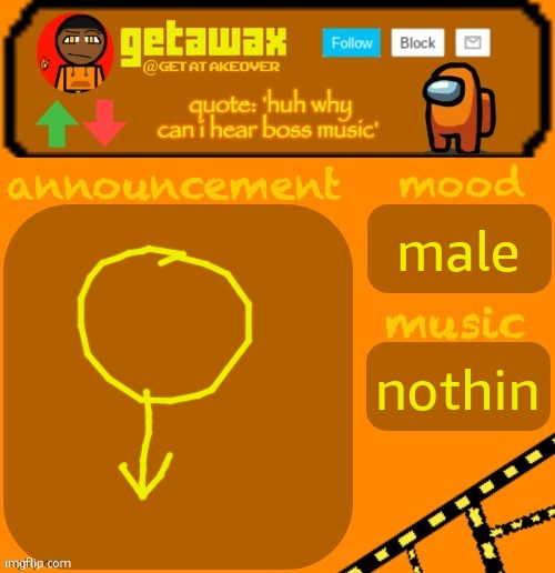 getawax 2025 feb-mar temp | male; nothin | image tagged in getawax 2025 feb-mar temp | made w/ Imgflip meme maker