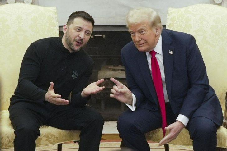 High Quality Trump and Zelenskyy Blank Meme Template