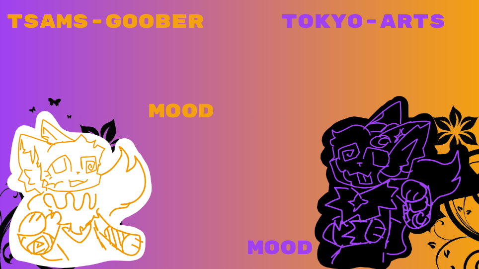 High Quality TSAMS-GOOBER AND TOKYO ARTS TEMPLATE Blank Meme Template