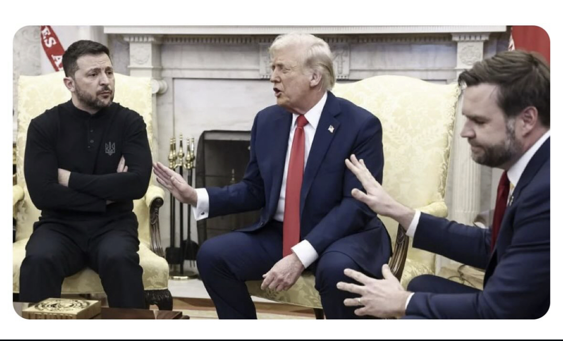 Trump Zelenskyy JD Blank Meme Template