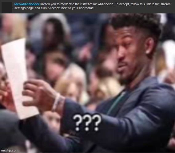 This is gonna be unfeatured for paying attention to alts | image tagged in jimmy butler looking at paper | made w/ Imgflip meme maker