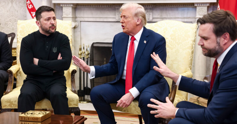 Zelensky Trump Meeting White House Blank Meme Template