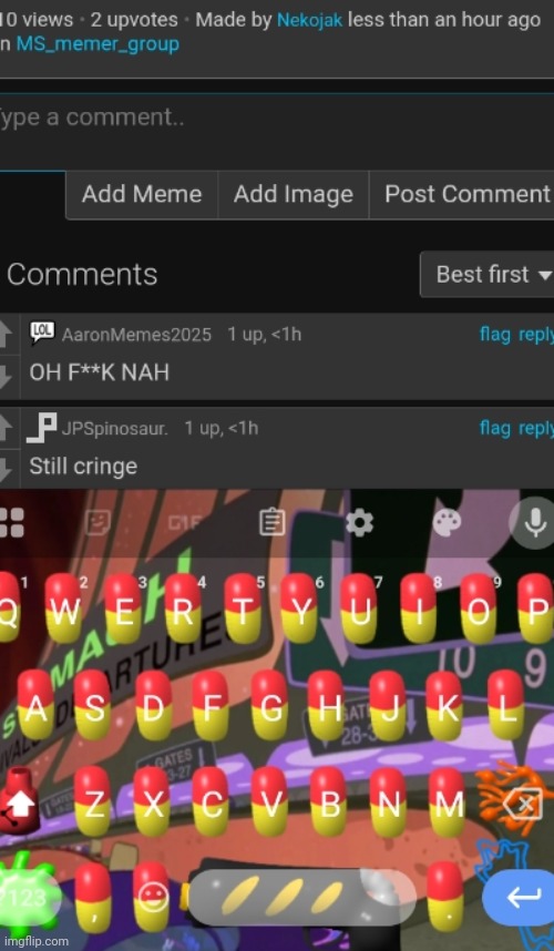 In case of you wondering I am still using the OsmoBoard | made w/ Imgflip meme maker