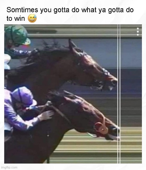 Winnnying | image tagged in winner,winning,tongue | made w/ Imgflip meme maker