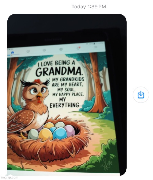 I bring bad news. After many years, my grandmother finally fell to the AI slop | made w/ Imgflip meme maker