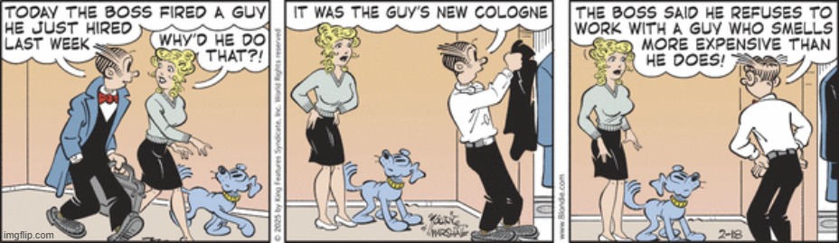 Blondie | image tagged in comics | made w/ Imgflip meme maker