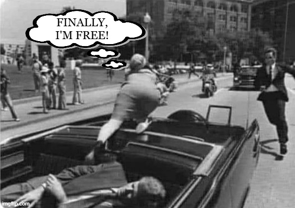 Sweet Freedom | FINALLY, I'M FREE! | image tagged in dark humor | made w/ Imgflip meme maker