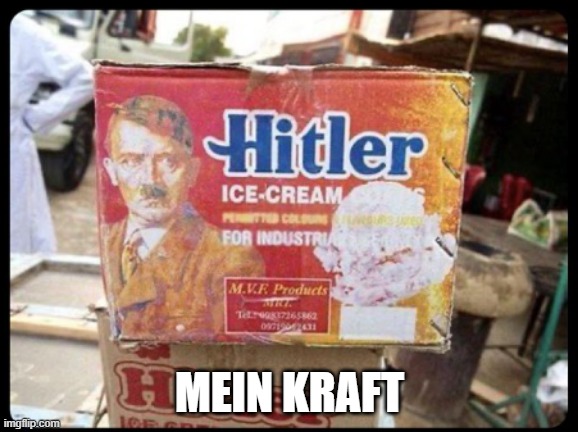 Translation: He Made That | MEIN KRAFT | image tagged in hitler | made w/ Imgflip meme maker