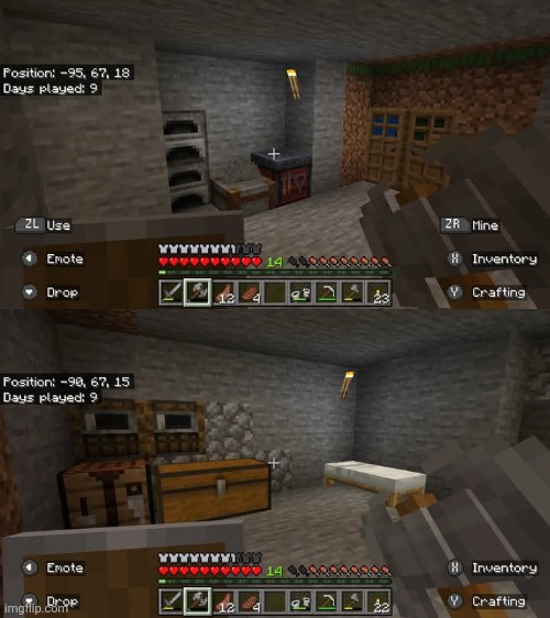 Base upgrade | image tagged in minecraft,gaming,video games,nintendo switch,screenshots | made w/ Imgflip meme maker