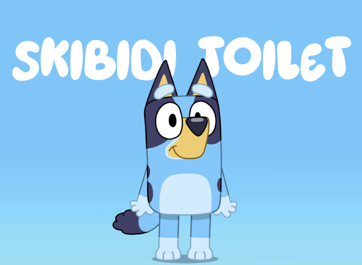 Bluey Theme Song (wait why the hell is skibidi toilet here) Blank Meme Template