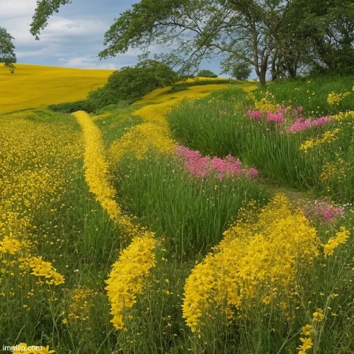 Look at all the nice flowers | made w/ Imgflip meme maker