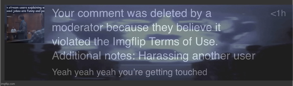 How is this harassment lmao | made w/ Imgflip meme maker