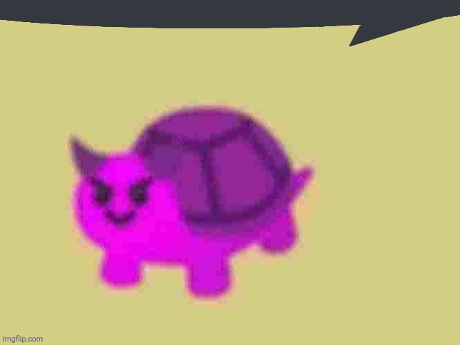 low quality devil turtle | image tagged in low quality devil turtle | made w/ Imgflip meme maker