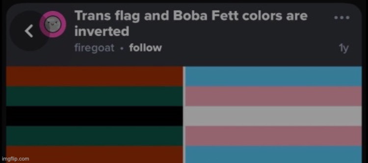 what can this mean….???? comments (Ade: well i mean we've never seen boba fett without a helmet...) | made w/ Imgflip meme maker