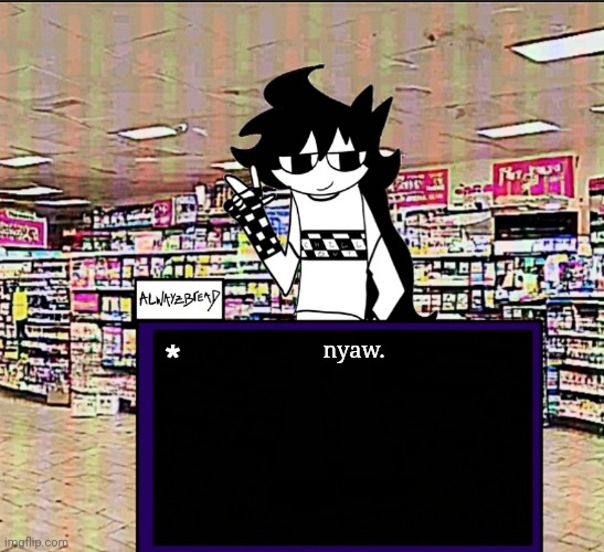 i guess we're back?? | nyaw. | image tagged in arg_bread_announcement | made w/ Imgflip meme maker