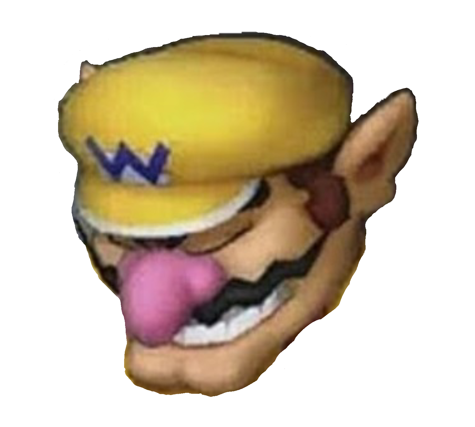 Wario head Sad Blank Meme Template