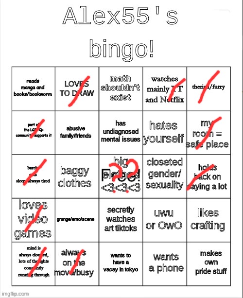 L2 | image tagged in alex55's bingo | made w/ Imgflip meme maker