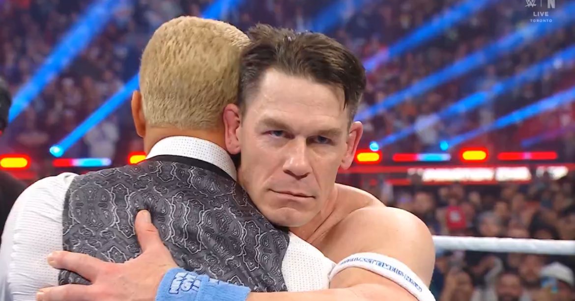 John Cena turns his back on Cody Rhodes! Blank Meme Template