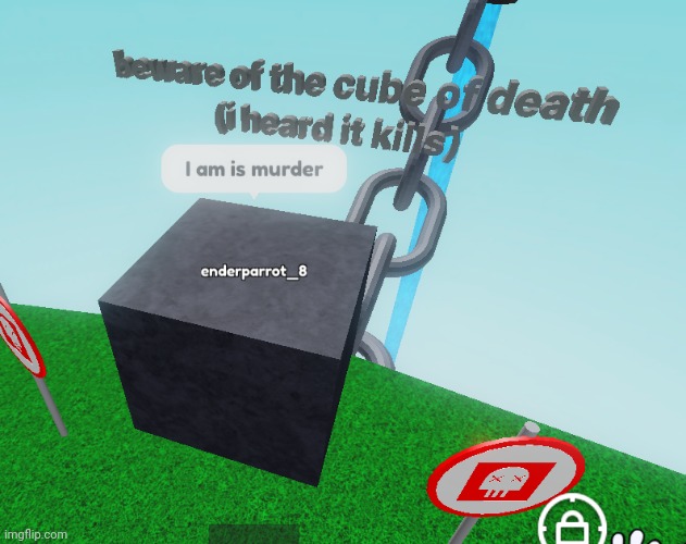 Cube of death | image tagged in cube of death | made w/ Imgflip meme maker