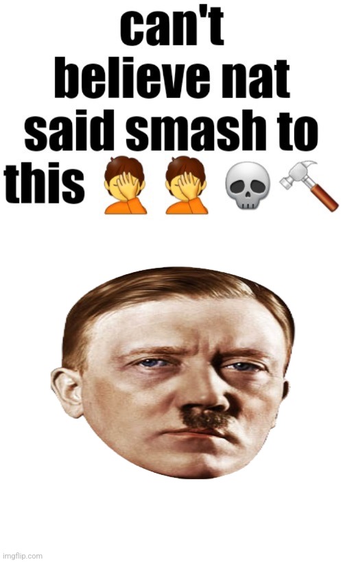 Can’t believe nat said smash to this | image tagged in can t believe nat said smash to this | made w/ Imgflip meme maker