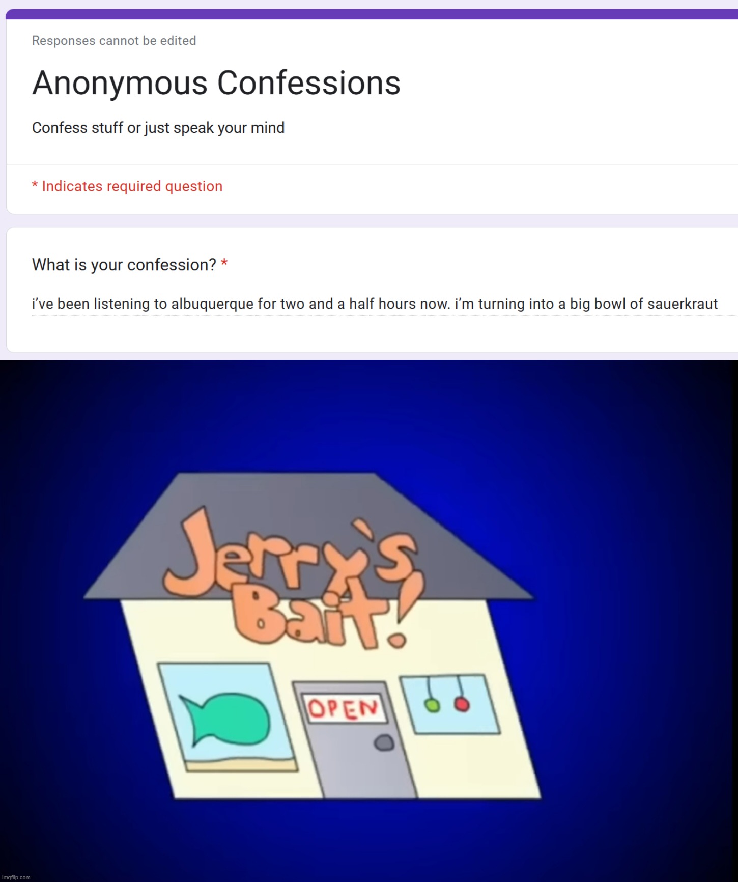 image tagged in jerry's bait shop | made w/ Imgflip meme maker