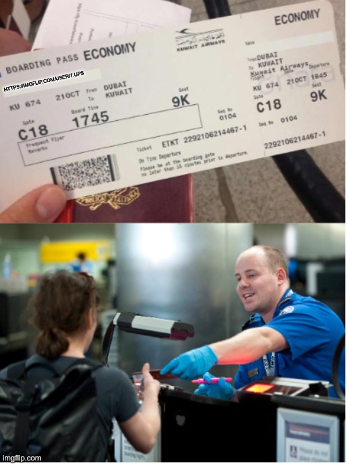 HTTPS://IMGFLIP.COM/USER/7.UPS | image tagged in funny name boarding pass | made w/ Imgflip meme maker