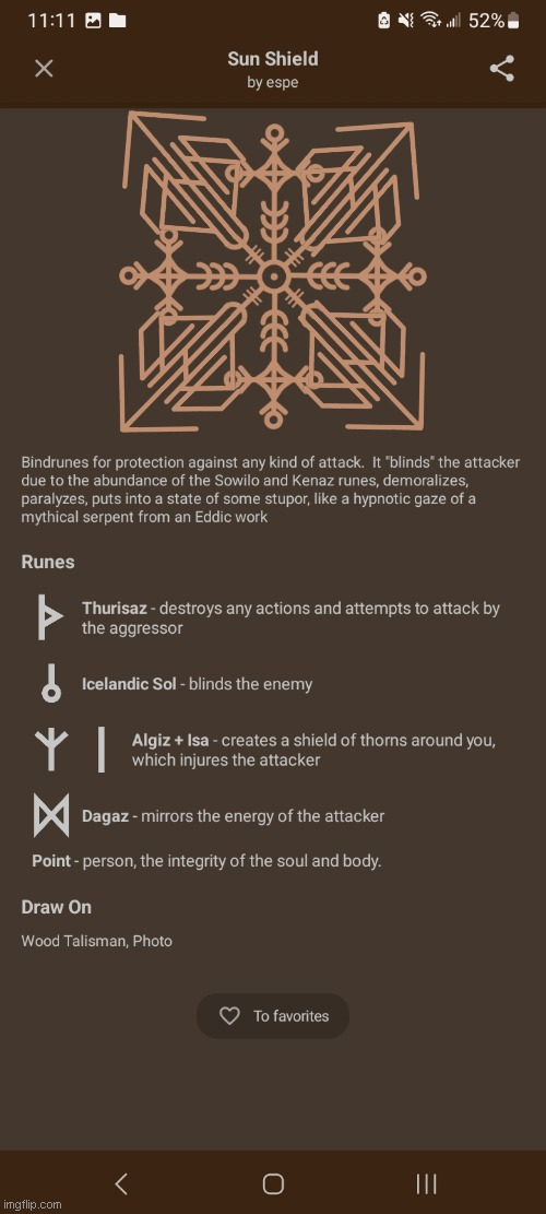 Runes | 11:11 Sun Hammer Blank Meme Template