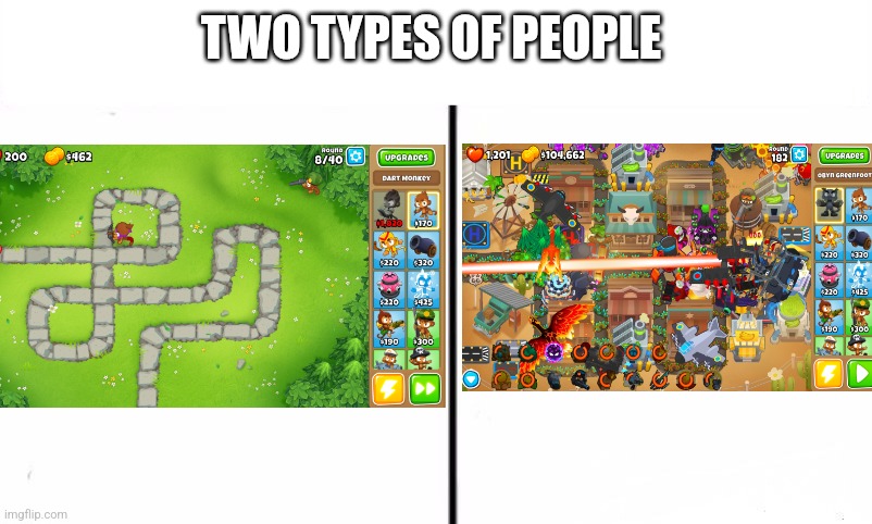 Two Types Of People In This World | TWO TYPES OF PEOPLE | image tagged in two types of people in this world | made w/ Imgflip meme maker