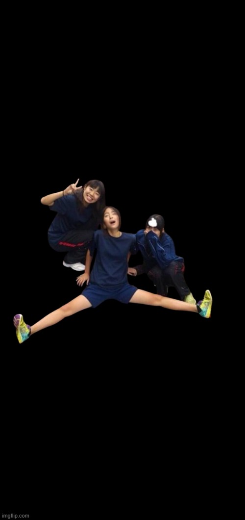 excited girls transparent | image tagged in excited girls transparent | made w/ Imgflip meme maker