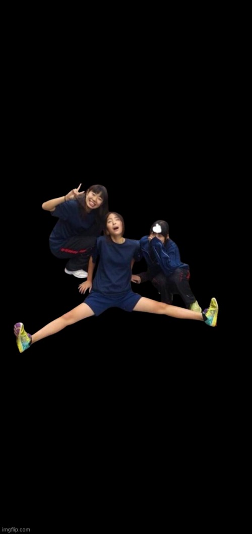 excited girls long Blank Meme Template