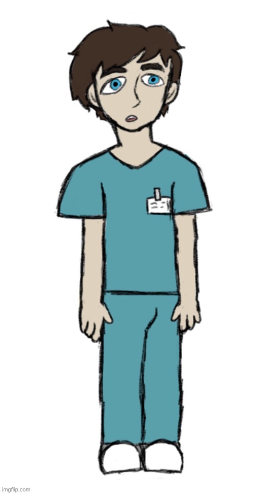 Shaun Murphy, extremely not proud of the facial features and hair, hence why i didnt care for details or shadowing. | image tagged in shaun murphy,drawing,the good doctor | made w/ Imgflip meme maker