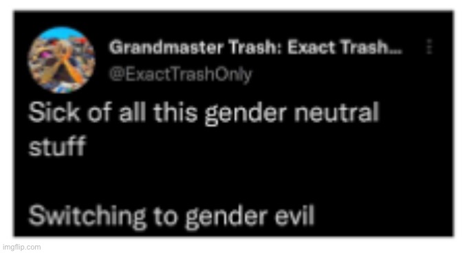 Gender Evil (Ade: the alignment chart dlc) | image tagged in memes,funny,lgbtq | made w/ Imgflip meme maker