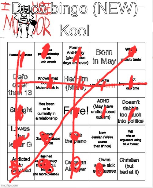 i win | image tagged in ducc bingo new | made w/ Imgflip meme maker