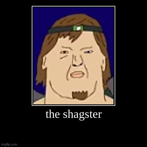 the shagster | the shagster | | image tagged in funny,demotivationals | made w/ Imgflip demotivational maker