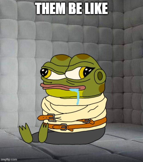hoppy mental asylum | THEM BE LIKE | image tagged in hoppy mental asylum | made w/ Imgflip meme maker