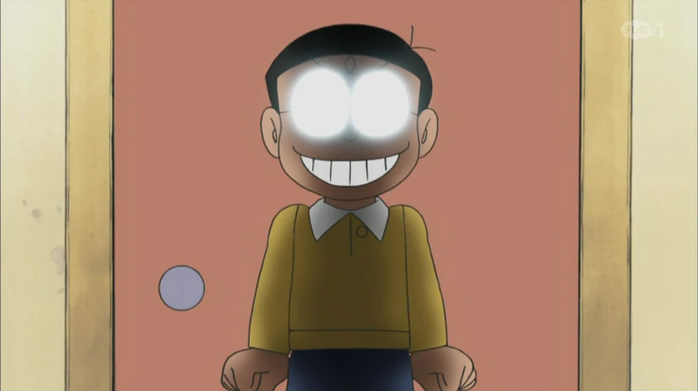 Nobita looks savage Blank Meme Template