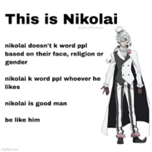my baby I love himmm | image tagged in bsd | made w/ Imgflip meme maker
