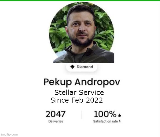 When even your Side Hustle goes dark | Stellar Service Since Feb 2022 | image tagged in pickup and drop off zelensky meme | made w/ Imgflip meme maker